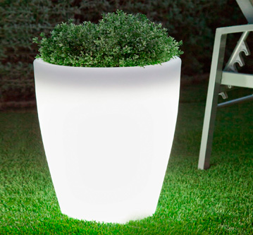 Macetero iluminado 55 cm mr1306